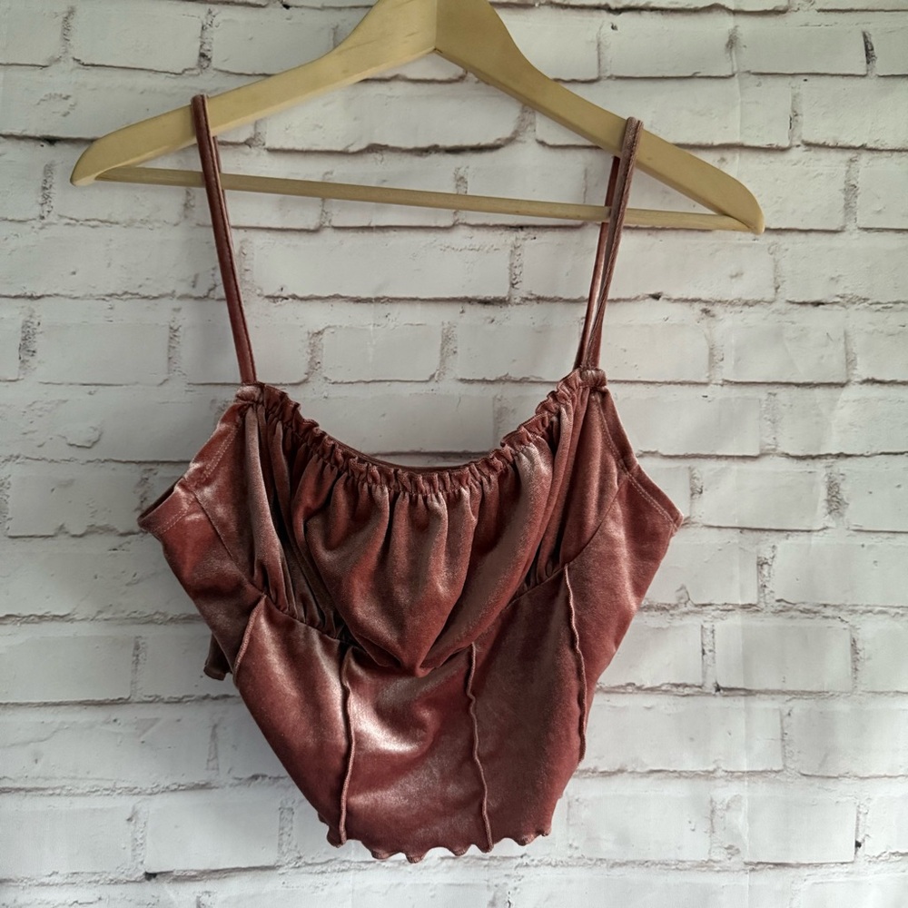SHEIN Pink‎ Ruched Camisole Top
